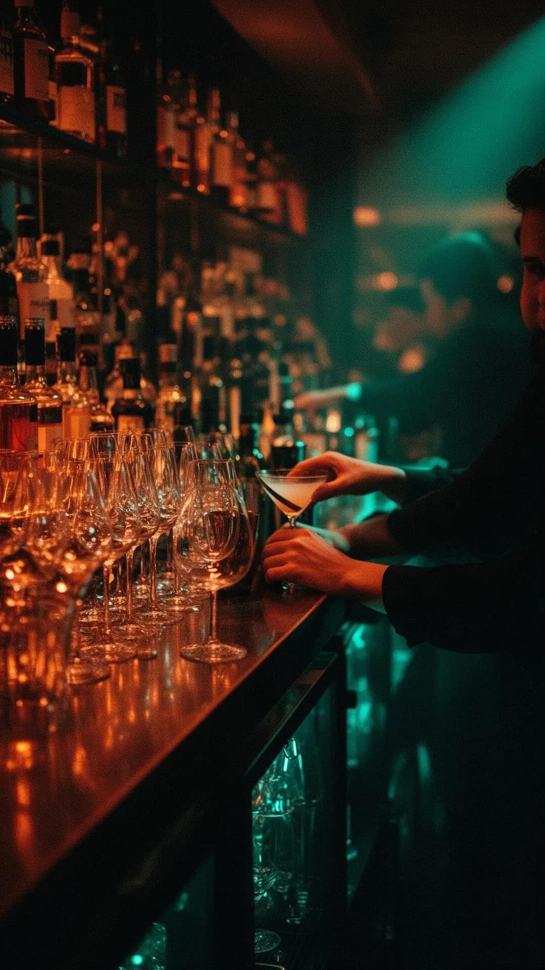 Bar en servicio