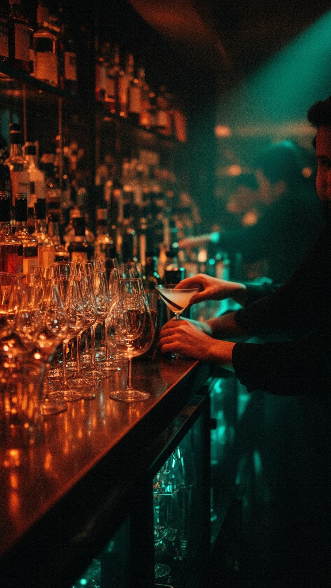 Bar en servicio
